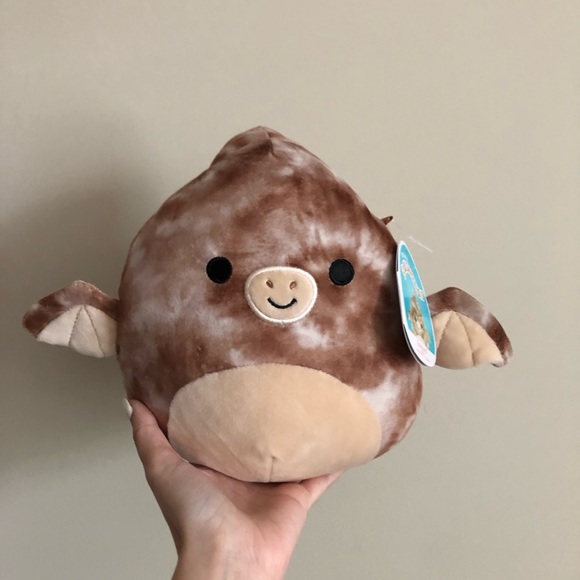 pterodactyl squishmallow brown
